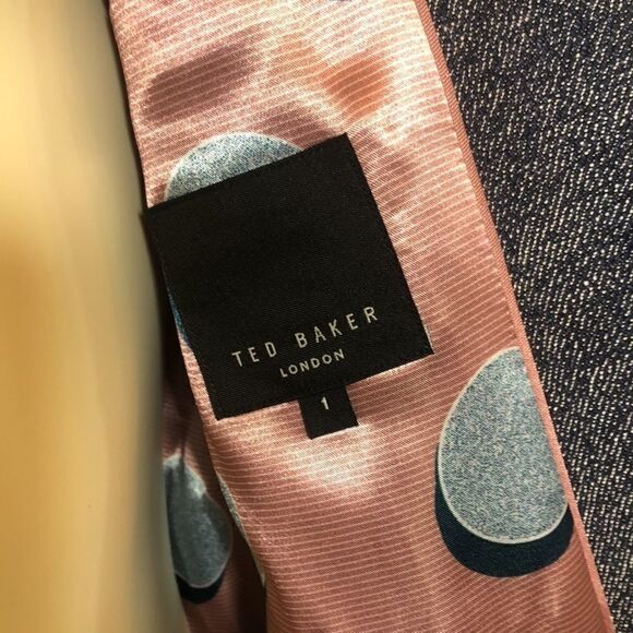 Ted Baker size 1 blue blazer - Picture 3 of 6